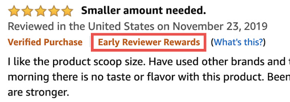 Early Reviewer Program